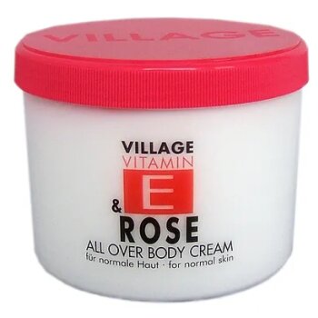 Village Cosmetics - Vitamin E Body Cream - 500ml Rose